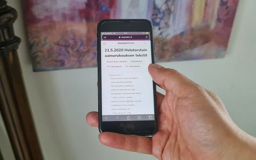The new translation of the Old Testament is aimed at mobile users. Photo Piplia Society