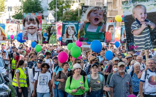 The pro-life movement in Switzerland wants to have two referendums about protection of life. Photo marschfuerslaebe.ch