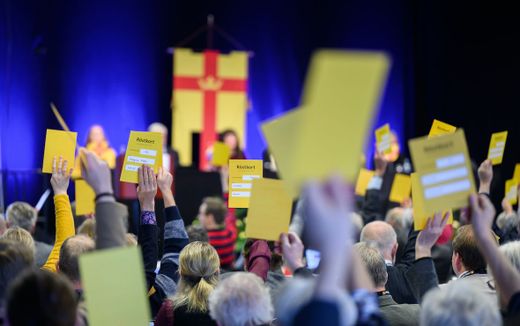 A vote in the Swedish Church Assembly. Photo Magnus Aronson