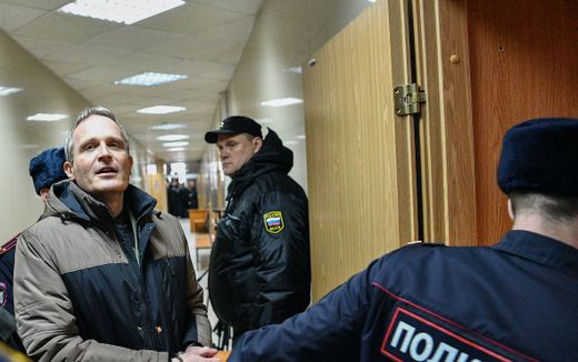 Jehovah's Witnesses are seen as extremists in Russia. Picture is from an earlier court case in 2019. Photo AFP, Mladen Antonov