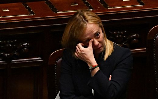 Italy’s Prime Minister Giorgia Meloni. Photo AFP, Andreas Solaro
