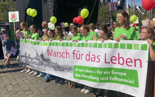 Participants of the March for Life in Germany. Photo Facebook, Marsch für das Leben