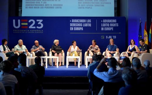 The meeting of EU member states in Madrid, led by Spanish Equality Minister Irene Montero. Photo Twitter, Irene Montero