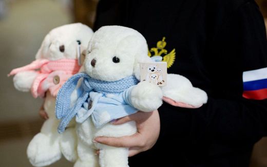 Toys at a children's organisation in Russia. Photo Telegram, Maria Lvova-Belova