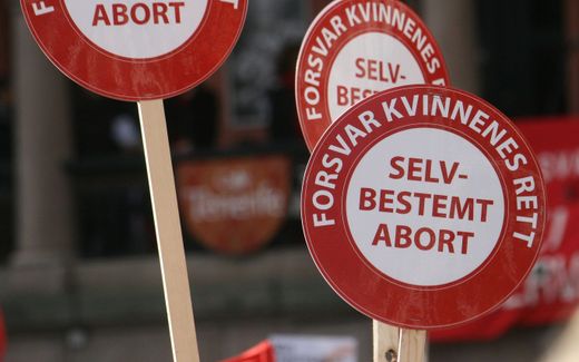 Pro-choice protest in Norway. Photo Wikipedia 