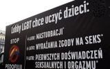 The slogans on the van were deemed to be true by a Polish judge. They read that the LGBT lobby teaches 4-year-olds how to masturbate, 6-year-olds to give sexual consent and 9-year-olds how to orgasm. Photo Fundacja Pro - Prawo do Życia