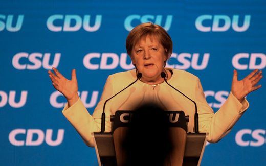 Angela Merkel was a successful CDU leader. Photo AFP, Thomas Kienzle