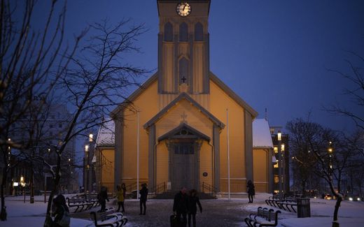 A church in Tromso. photo AFP, Olivier Morin