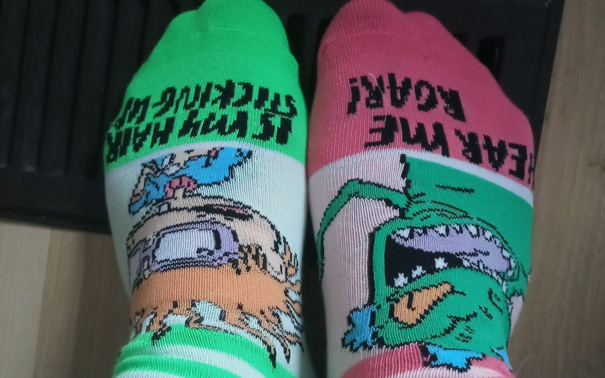 Church service in Vienna with coloured socks because of Down Syndrome Day