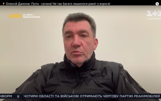 Oleksiy Danilov said on Ukrainian TV that the Orthodox Church must make itself completely independent from Moscow. Photo screenshot Youtube