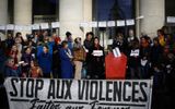 Demonstration against violence against women in France. Photo AFP, Loic Venance
