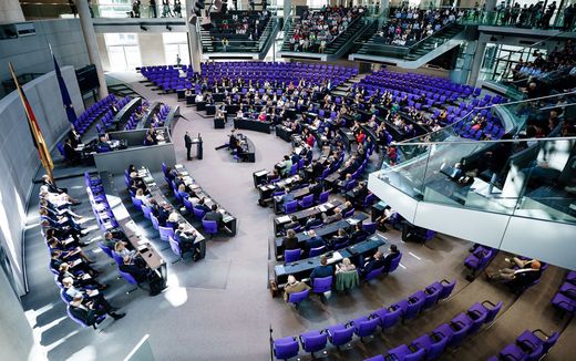 The German Bundestag. Photo EPA, Clemens Bilan
