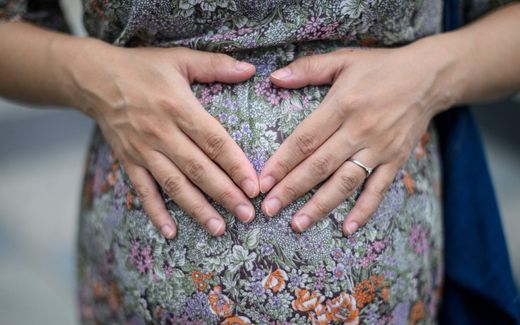 Pregnant woman. Photo AFP, Anthony Wallace