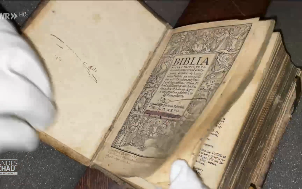 Stolen Bible returned after decades 