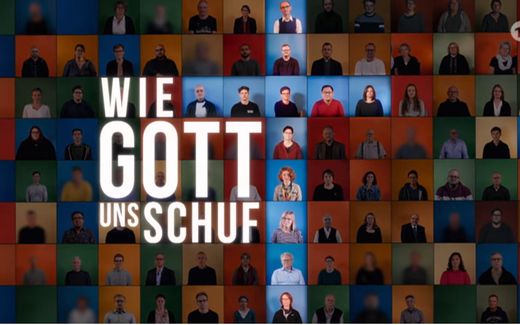 Screenshot from the documentary "Wie Gott uns schuf" (How God created us). Photo YouTube, 
Blue Reef Pictures