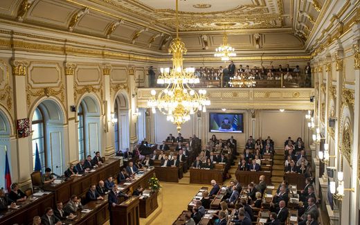 The Czech Parliament during a meeting. Photo EPA, Martin Divisek
