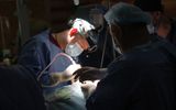 Doctors performing a surgery. Photo AFP, Anatolii Stepanov 