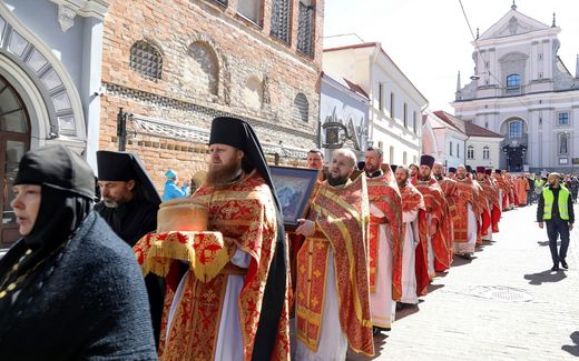 Orthodox procession in Lithuania. Photo AFP, Petras Malukas