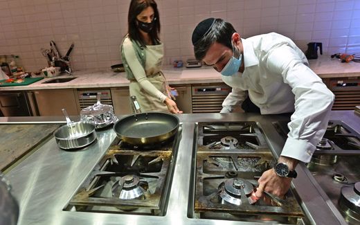The cleaning of a kosher kitchen is exceptionally critical. The picture has no relation with the story. Photo AFP, Giuseppe Cacace