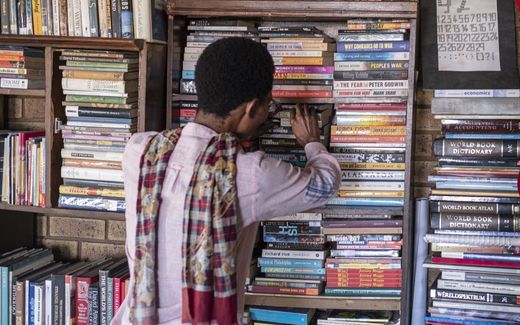 Book Café in Soweto, South Africa. Photo AFP, Emmanuel Croset
