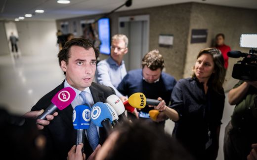 The Dutch MP Thierry Baudet was famous for his non-religious support for the Judeo-Christian culture. This week, he said in an interview that Christianity "lacks masculinity". Photo ANP, Bart Maat