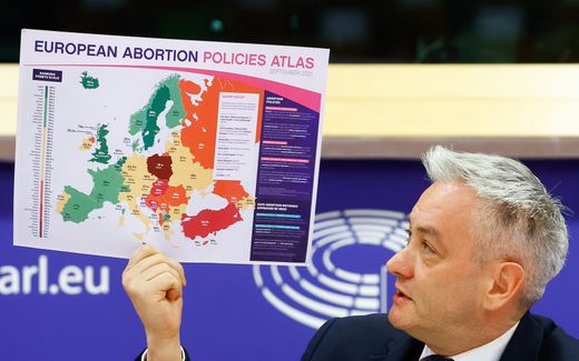 Photo from an earlier abortion debate in the European Parliament in 2022. Photo EPA, Stephanie Lecocq 