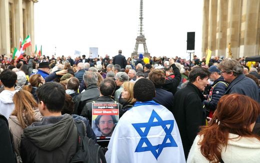 Protest against anti-Semitism in Paris, France. Photo AFP, Thomas Samson