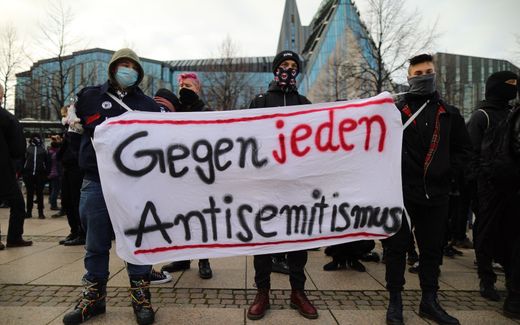 A demonstration against anti-Semitism in Germany. Photo EPA, Omer Messinger