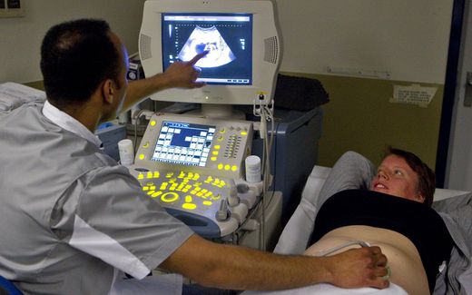 Ultrasound for pregnant woman. Photo ANP, Koen Suyk