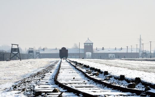 View of the rail way tracks at the former Nazi concentration camp Auschwitz-Birkenau in Oswiecim, Poland. Many Jews were killed there during the Holocaust. Photo AFP, Janek Skarzynski 