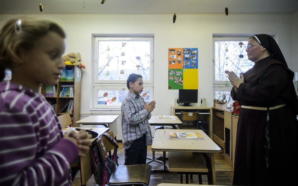 Polish children skip Catholic catechism classes at school  