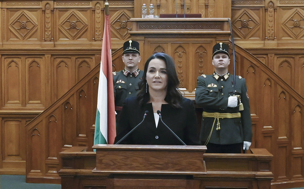 Conservative Christian Novák takes office as president of Hungary