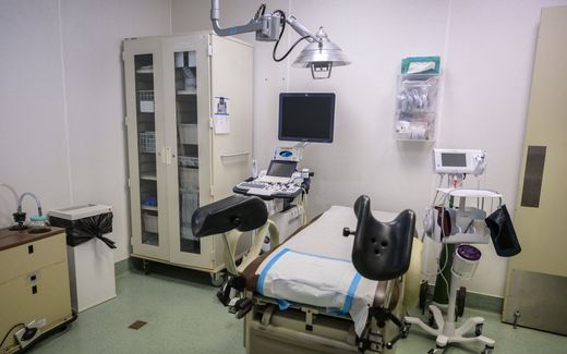 A general view of an exam room of an abortion clinic. Photo AFP, Angela Weiss

