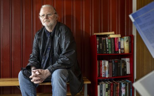 Norwegian playwright Jon Fosse poses for a photo at his home near Frekhaug, north of Bergen in Norway, after the Swedish Academy awarded him the 2023 Nobel literature prize. Photo AFP, Eirik Hagesaeter
