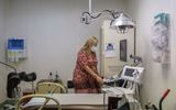 An ultrasound machine inside an exam room in an abortion clinic. Photo AFP, Angela Weiss
