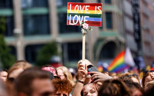 Pride march. Photo AFP, David Gannon