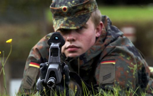 German soldier. Photo AFP, John MacDougall
