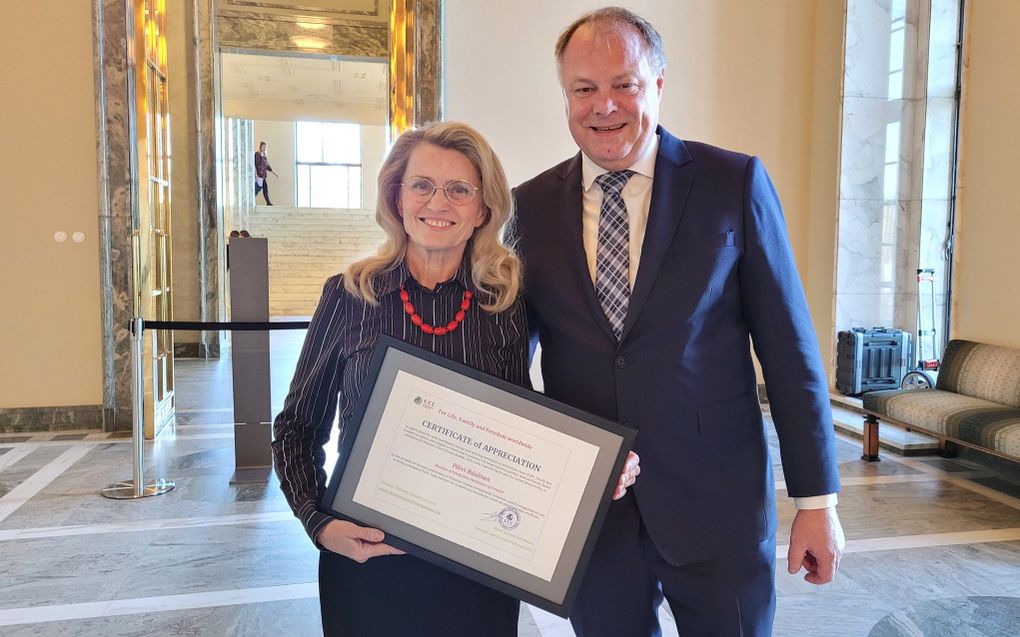 Finnish MP Räsänen receives award of Christian appreciation