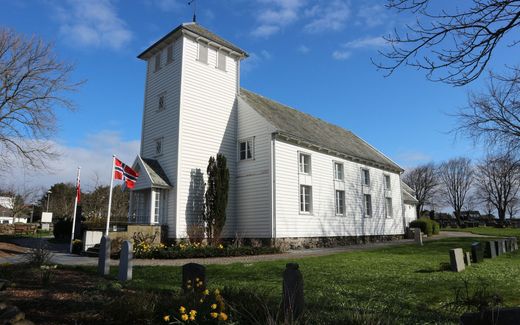 The church in Hafrsfjord. Photo Facebook, Hafrsfjord menighet