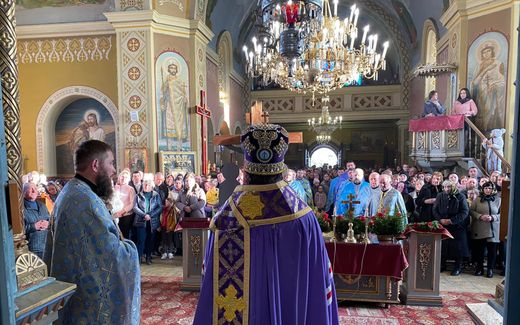 Service of Eastern Orthodox Church. Photo Facebook, Lviv Eparchy