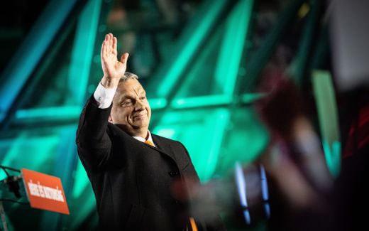 President Orban after he won the Hungarian elections. Photo EPA, Zoltan Fischer