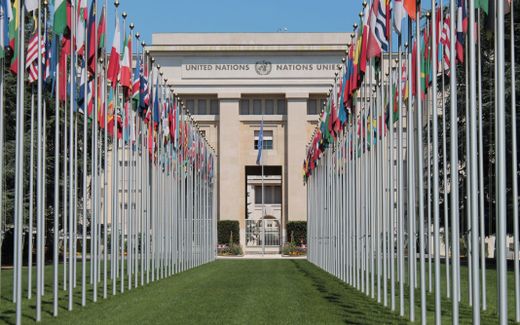 Headquarters of the United Nations in Geneva. Photo Wikimedia Commons