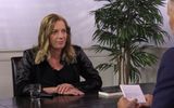 Dr Angela Rinn in an interview. Photo Facebook, Bibel TV 