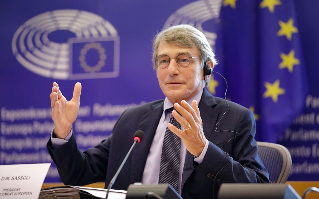 President European Parliament Sassoli dies at 65