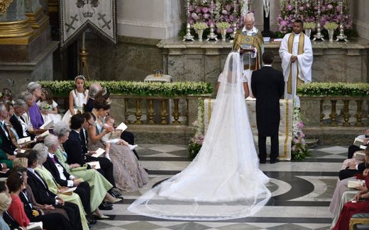 In Sweden, most marriages are performed in church. Photo: Royal marriage in June 2013. Photo AFP, Anders Wiklund