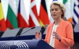EU Commission President Ursula von der Leyen gives her annual State of the Union address in Strasbourg. Photo AFP, Frederick Florin