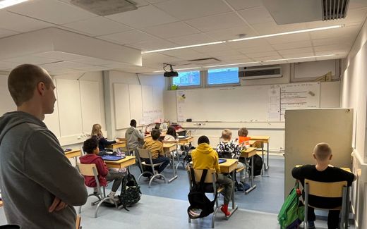 Classes are small in the Vaasa Christian school. Photo CNE.news, Evert van Vlastuin