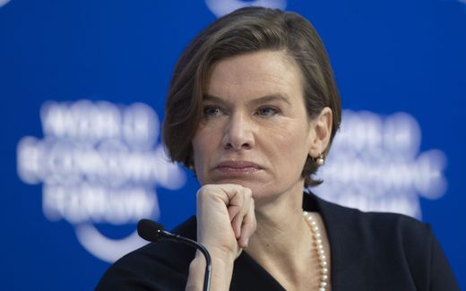 Mariana Mazzucato, Professor of Economics of Innovation and Public Value, University College London, attends a plenary session in the Congress Hall at the 49th annual meeting of the World Economic Forum (WEF) in Davos. Photo EPA, Gian Ehrenzeller