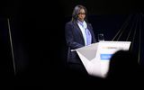 Ayaan Hirsi Ali speaks during the Swiss Economic Forum SEF. Photo EPA, Anthony Anex