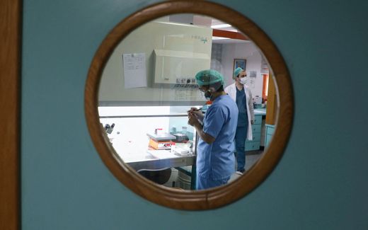 From its nature, a fertility clinic is doing much behind closed doors. But do we know what is going there? Picture: a clinic on the Israeli Westbank. Photo AFP, Jaafar Ashtiyeh